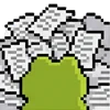 meme pixel frog