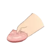 👉🏻 : Moomins emoji
