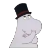 👉🏻 : Moomins emoji