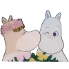 👉🏻 : Moomins emoji