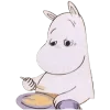 👉🏻 : Moomins emoji