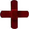 dark red →