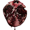dark red →