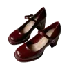 dark red →