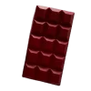 dark red →