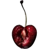 dark red →