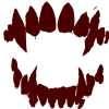 dark red →