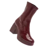 dark red →