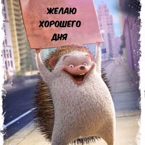 Ежик — стикер 11