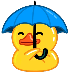 Утя — стикер 9