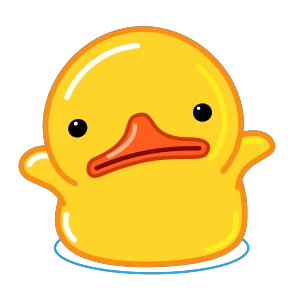 Утя — стикер 15