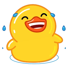 Утя — стикер 10