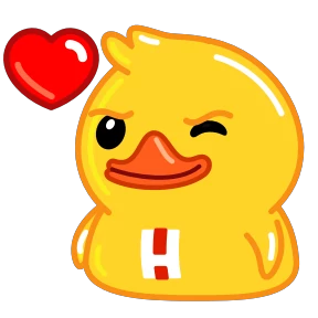 Утя — стикер 25