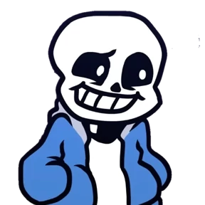 Санс — стикер 2