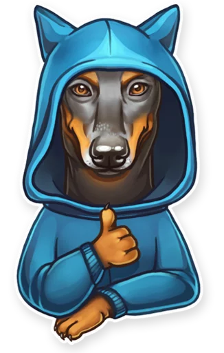  – стикер для Telegram