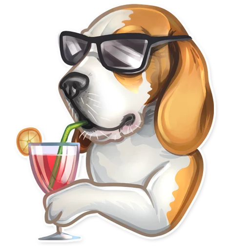  – стикер для Telegram