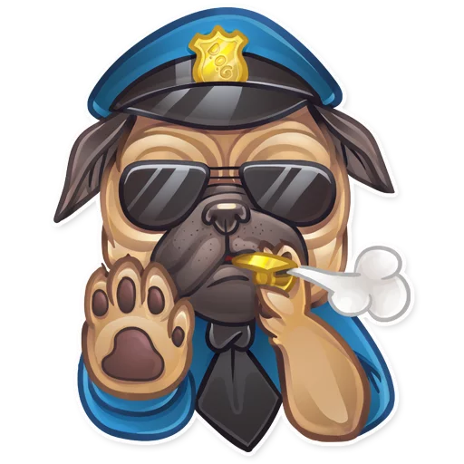  – стикер для Telegram