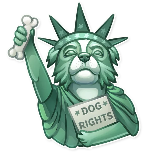  – стикер для Telegram