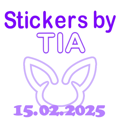  – стикер для Telegram