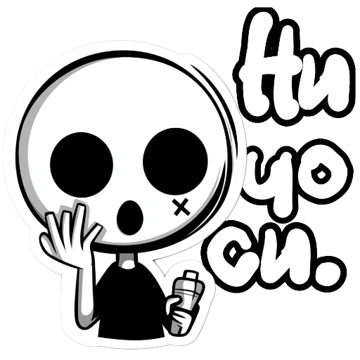  – стикер для Telegram
