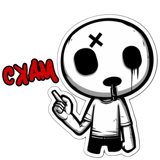  – стикер для Telegram