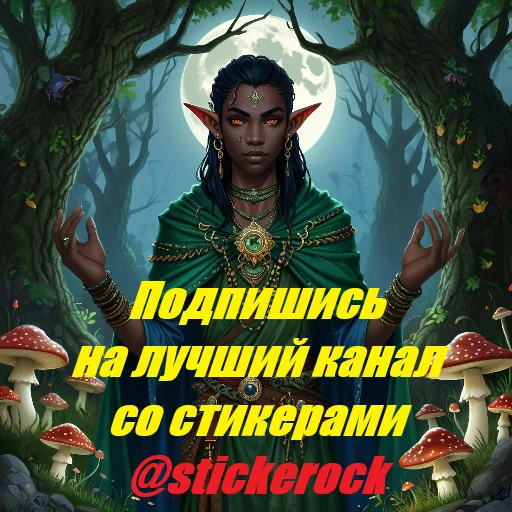  – стикер для Telegram