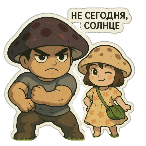  – стикер для Telegram