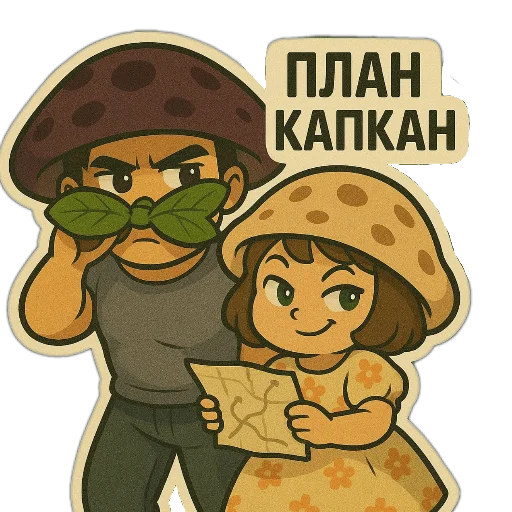  – стикер для Telegram