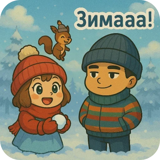  – стикер для Telegram