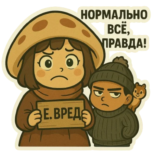  – стикер для Telegram