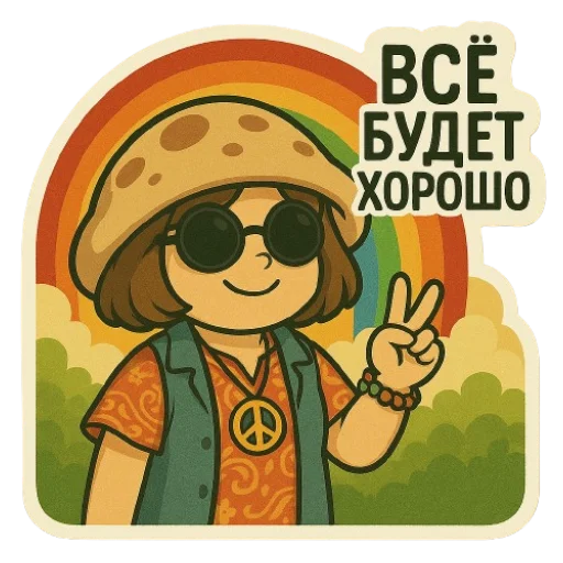  – стикер для Telegram