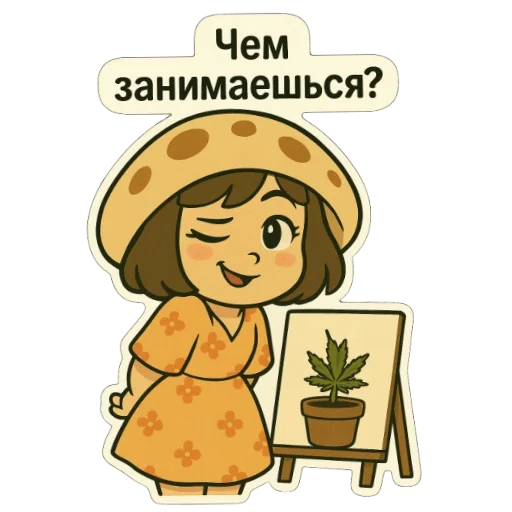  – стикер для Telegram