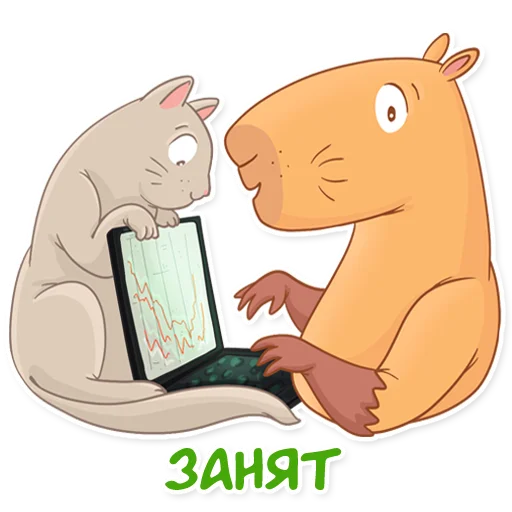  – стикер для Telegram