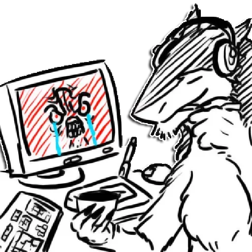  – стикер для Telegram