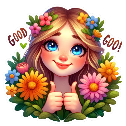  – стикер для Telegram