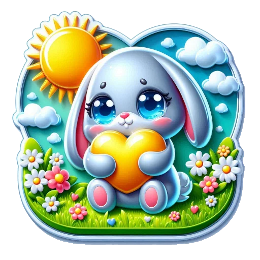  – стикер для Telegram