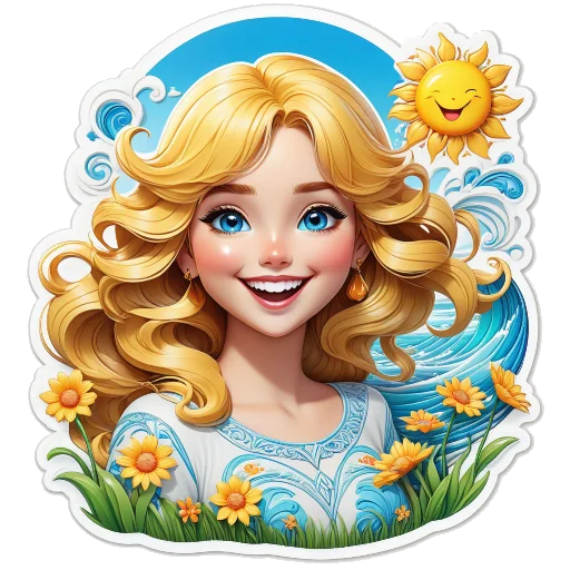  – стикер для Telegram