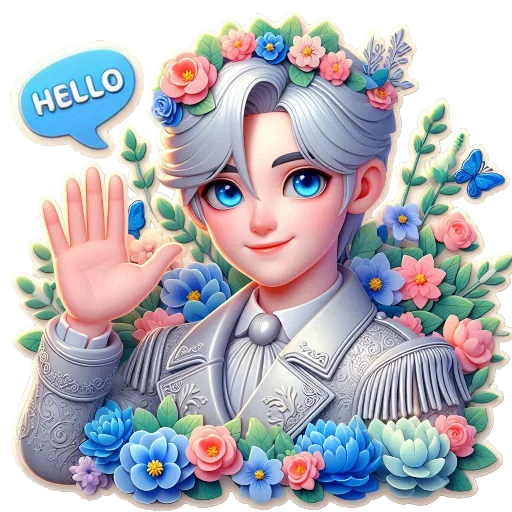  – стикер для Telegram