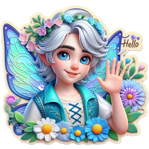  – стикер для Telegram