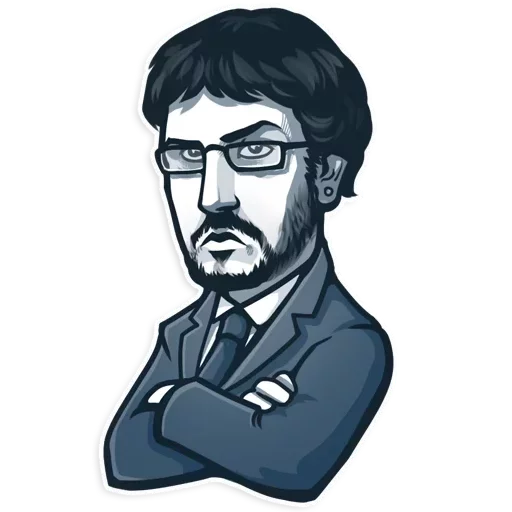  – стикер для Telegram