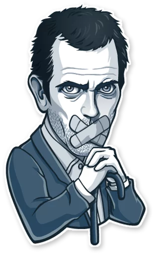  – стикер для Telegram