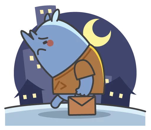  – стикер для Telegram
