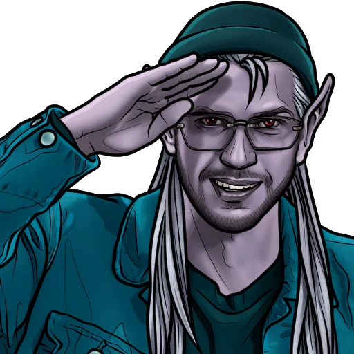  – стикер для Telegram