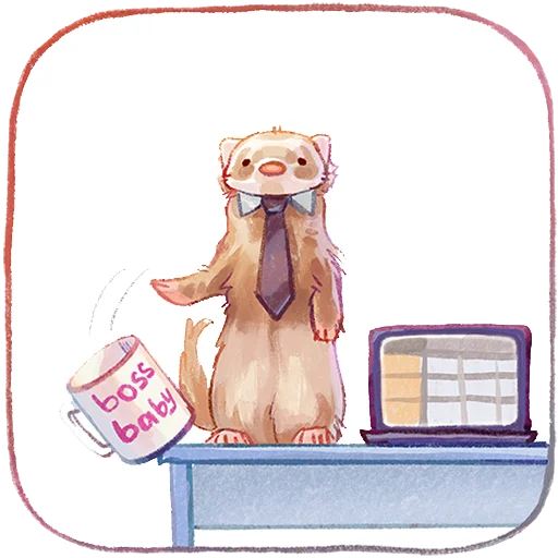  – стикер для Telegram