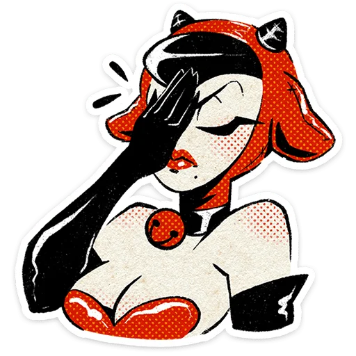  – стикер для Telegram