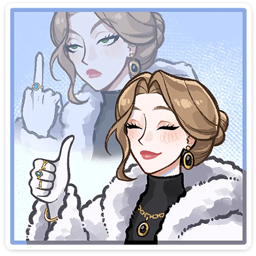  – стикер для Telegram