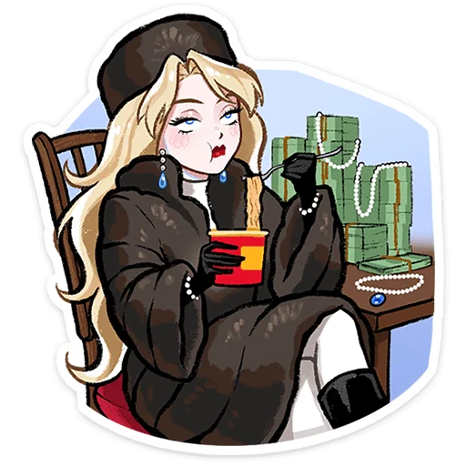  – стикер для Telegram