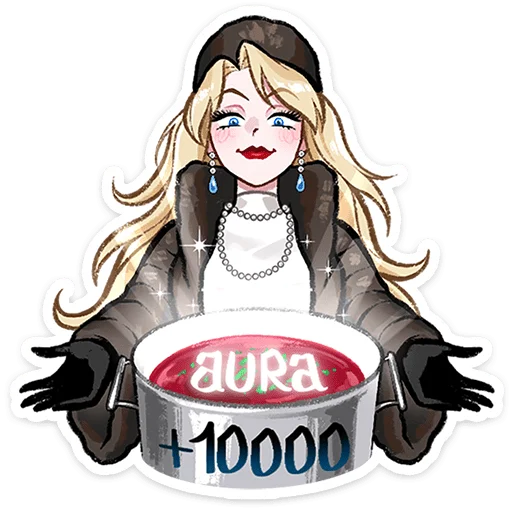  – стикер для Telegram
