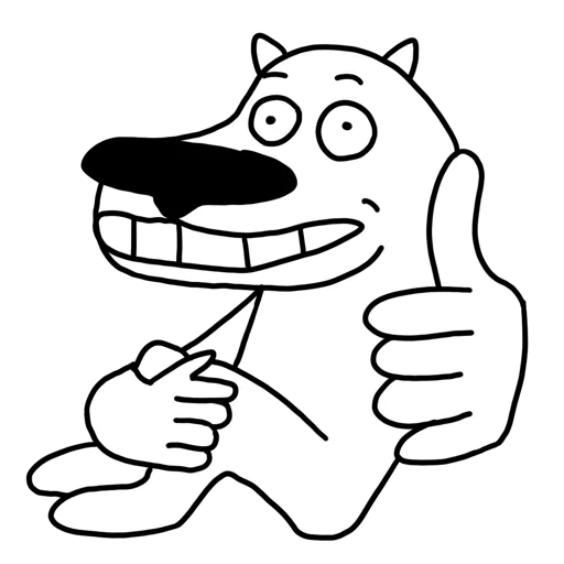  – стикер для Telegram