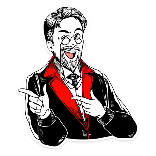  – стикер для Telegram
